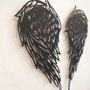 Wallity Angel Wings - APT240MS Escultura de pared negra de acero